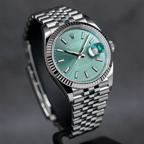 rolex 36mm mint green